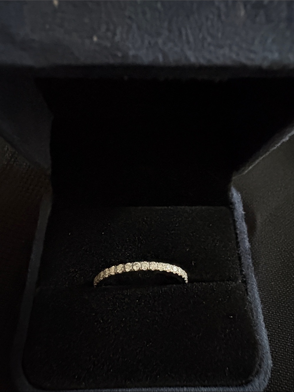 Pandora Silver Pavé Eternity Ring with Clear Stones